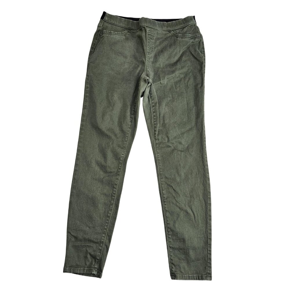 Simply Vera Vera Wang Jeans Womens 10 Green Mid Rise Stretch Denim Jegging Pants